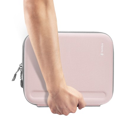 Geanta pentru iPad Pro 12.9 (2018 / 2020 / 2021 / 2022) - Tomtoc FancyCase (B06B1P1) - Pink