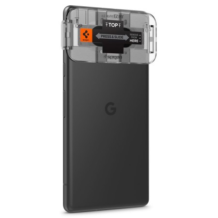 Folie Camera pentru Google Pixel 7a (set 2) - Spigen Glas.tR Optik EZ FIT - Black