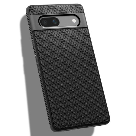 Husa pentru Google Pixel 7a - Spigen Liquid Air - Matte Black