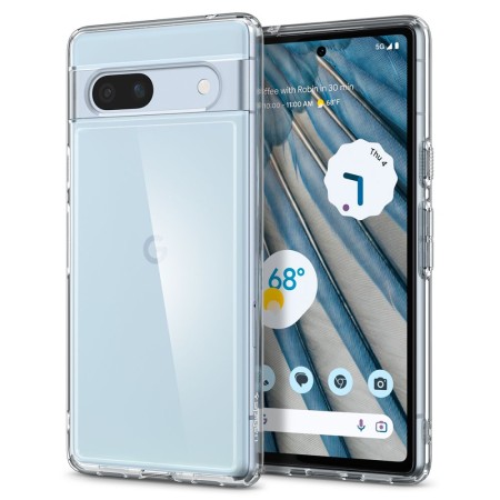 Husa pentru Google Pixel 7a - Spigen Ultra Hybrid - Clear