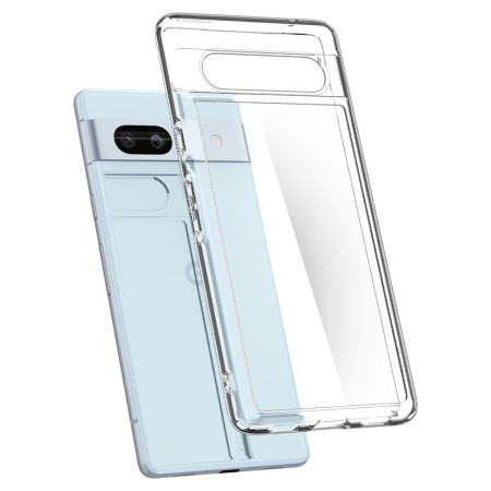 Husa pentru Google Pixel 7a - Spigen Ultra Hybrid - Clear