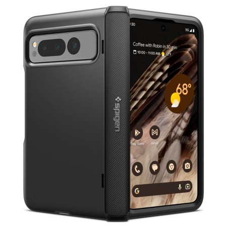 Husa pentru Google Pixel Fold - Spigen Slim Armor - Black