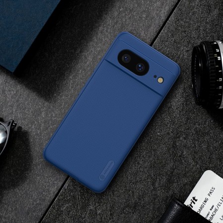 Husa pentru Google Pixel 8 - Nillkin Super Frosted Shield Pro - Blue