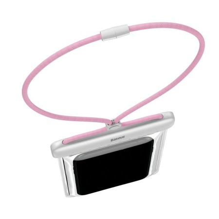 Husa Waterproof pentru Telefon 7.2" - Baseus Let"s Go (ACFSD-D24) - Pink