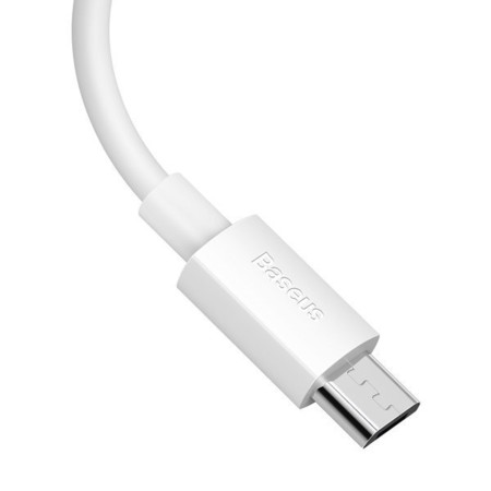 Cablui de date USB, Type-C, 2.1A, 480Mbps, 1.5m (set 2) - Baseus (TZCAMZJ-02) - White