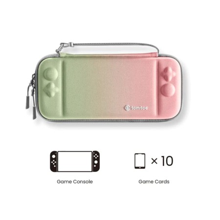 Carcasa pentru Nintendo Switch OLED - Tomtoc FancyCase Slim (A0531P1) - Cherry Blossom