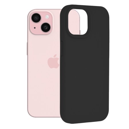 Husa pentru iPhone 15 - Techsuit Soft Edge Silicone - Black