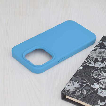 Husa pentru iPhone 15 Pro - Techsuit Soft Edge Silicone - Denim Blue