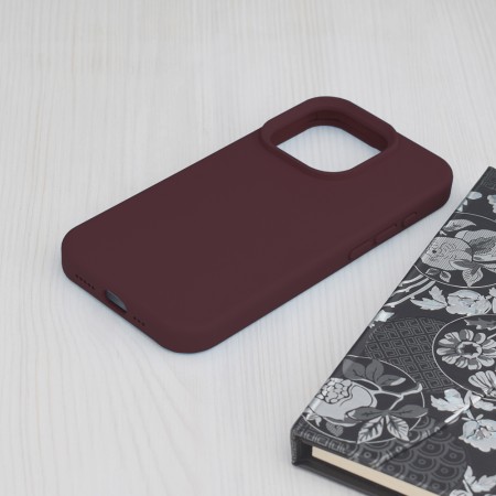 Husa pentru iPhone 15 Pro - Techsuit Soft Edge Silicone - Plum Violet