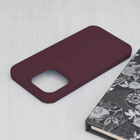 Husa pentru iPhone 15 Pro Max - Techsuit Soft Edge Silicone - Plum Violet