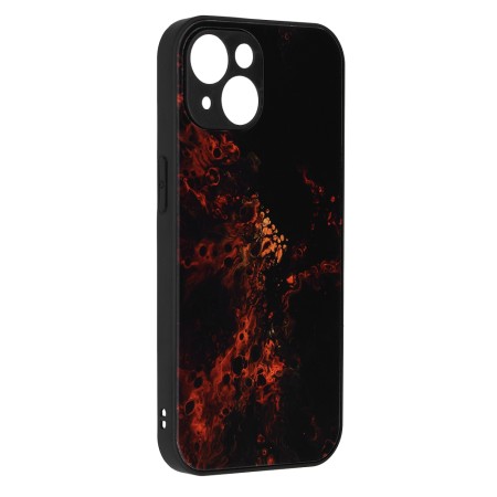 Husa pentru iPhone 15 - Techsuit Glaze Series - Red Nebula