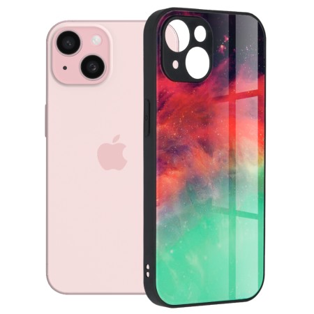 Husa pentru iPhone 15 - Techsuit Glaze Series - Fiery Ocean