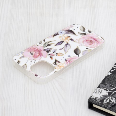 Husa pentru iPhone 15 - Techsuit Marble Series - Chloe White