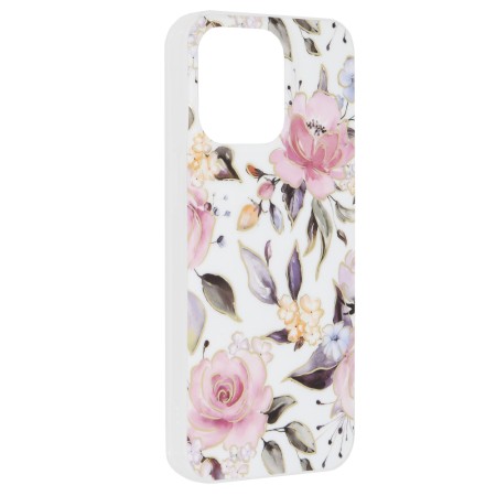 Husa pentru iPhone 15 Pro Max - Techsuit Marble Series - Chloe White