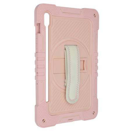 Husa pentru Samsung Galaxy Tab S9 / S9 FE - Techsuit StripeShell 360 - Pink