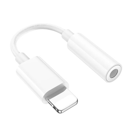 Adaptor Lightning la Jack 3.5mm - Hoco (LS34) - White