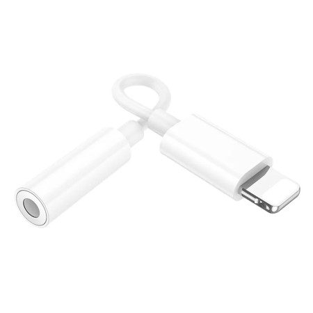 Adaptor Lightning la Jack 3.5mm - Hoco (LS34) - White