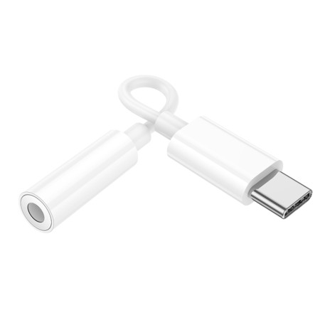 Adaptor USB-C la Jack 3.5mm - Hoco (LS35) - White