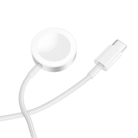 Hoco - Wireless Charger (CW46) - MagSafe for Apple Watch, 1.2m - White