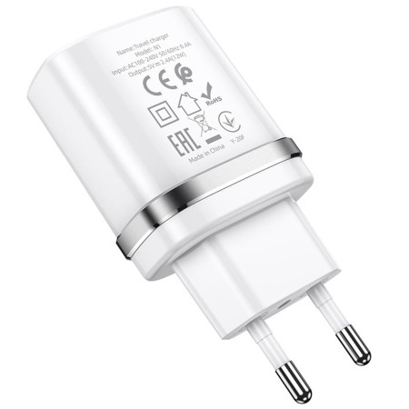 Incarcator Priza USB-A, 10W, 2.4A - Hoco Ardent (N1) - White