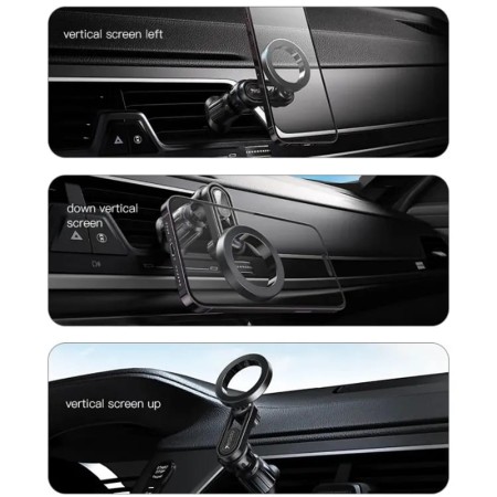 Suport Auto pentru Telefon cu Magnet - Yesido (C157) - Black