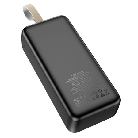 Baterie Externa 2x USB, Type-C, Micro-USB, 2A, 30000mAh - Hoco Smart (J111B) - Black