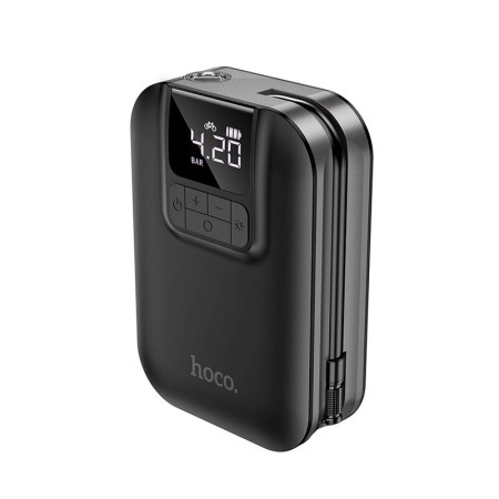 Compresor Auto 3.5bar, 2500mAh - Hoco Air Pump (S53) - Black