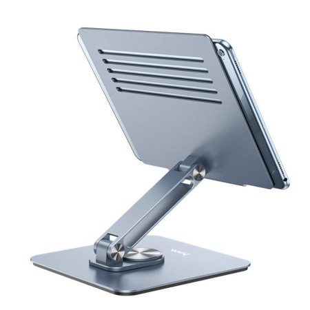 Hoco - Laptop Holder Might (PH52 Plus) - for Laptop, Tablet 9.7 - 15.6 inch, Foldable, Aluminium Alloy - Metal Gray