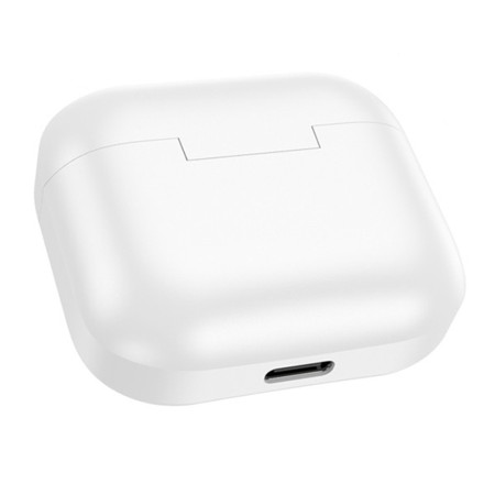 Casti Fara Fir, TWS, Bluetooth 5.3, 300mAh, Activare Siri - Hoco Intelligent (EW30) - White