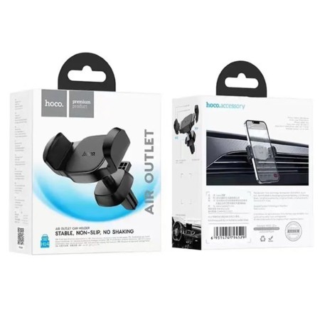 Suport Smartphone Grila Ventilatie - Hoco Chase (H14) - Black