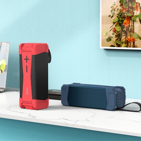 Boxa Wireless Bluetooth 5.0, FM, Card TF, U Disk, AUX, TWS, 20W, 4000mAh - Hoco Magic (HC6) - Red