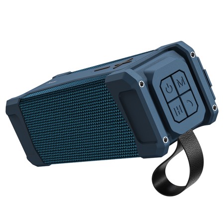 Boxa Wireless Bluetooth 5.0, FM, Card TF, U Disk, AUX, TWS, 20W, 4000mAh - Hoco Magic (HC6) - Navy Blue