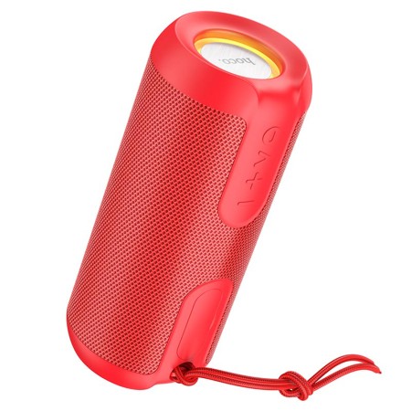 Boxa Wireless BT 5.1, FM, Card TF, Disk U, Lumini RGB, 10W, 1200mAh - Hoco Artistic Sports (BS48) - Red