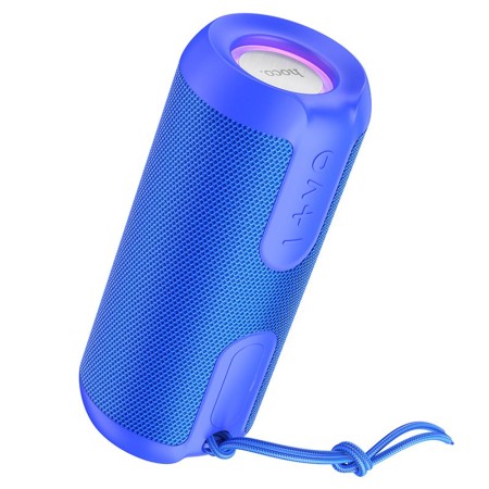 Boxa Wireless BT 5.1, FM, Card TF, Disk U, Lumini RGB, 10W, 1200mAh - Hoco Artistic Sports (BS48) - Blue