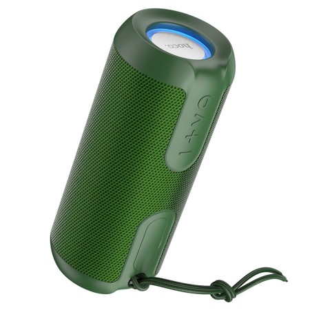 Boxa Wireless BT 5.1, FM, Card TF, Disk U, Lumini RGB, 10W, 1200mAh - Hoco Artistic Sports (BS48) - Dark Green