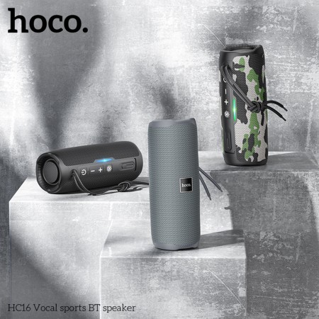 Boxa Portabila Bluetooth 5.3, 10W - Hoco Vocal (HC16) - Gray