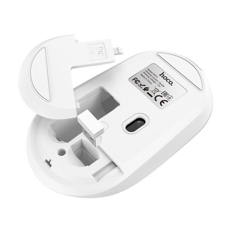 Mouse Fara Fir 2.4G, 1200 DPI - Hoco Platinum (GM14) - White