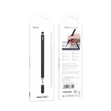 Stylus Pen Universal pentru Tableta, Telefon - Hoco Fluent (GM103) - Black