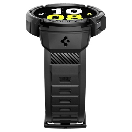 Husa pentru Samsung Galaxy Watch6 40mm + Curea - Spigen Rugged Armor Pro - Black