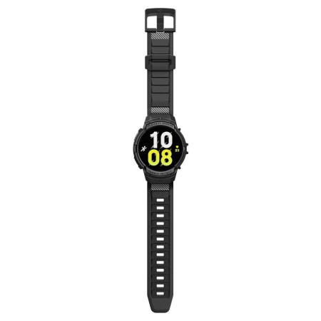 Husa pentru Samsung Galaxy Watch6 40mm + Curea - Spigen Rugged Armor Pro - Black