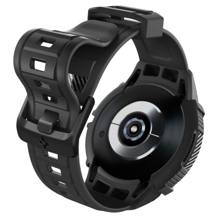 Husa pentru Samsung Galaxy Watch6 Classic 43mm + Curea - Spigen Rugged Armor Pro - Black