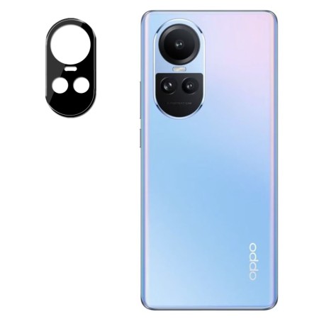 Folie Camera pentru Oppo Reno10 - Techsuit Full Camera Glass - Black