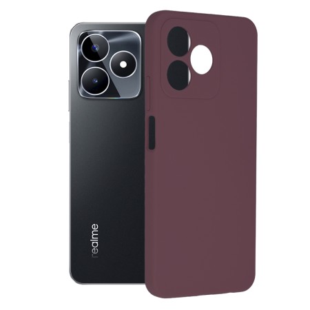 Husa pentru Realme C53 - Techsuit Soft Edge Silicone - Plum Violet