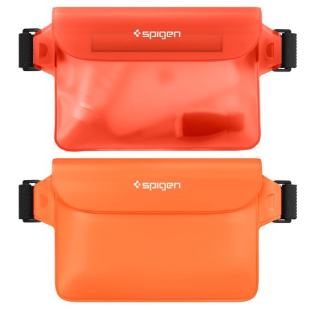 Geanta Waterproof pentru Accesorii (set 2) - Spigen (A620) - Sunset Orange