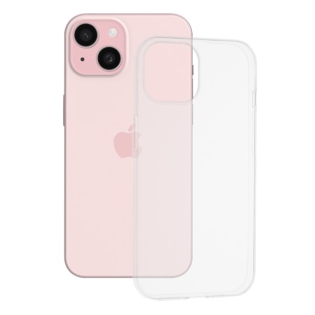 Husa pentru iPhone 15 - Techsuit Clear Silicone - Transparent