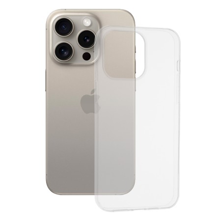 Husa pentru iPhone 15 Pro Max - Techsuit Clear Silicone - Transparent