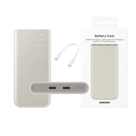 Baterie Externa 10000mAh, 25W - Samsung (EB-P3400XUEGEU) - Gray (Blister Packing)