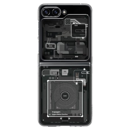 Husa pentru Samsung Galaxy Z Flip5 - Spigen Air Skin Zero One - Black