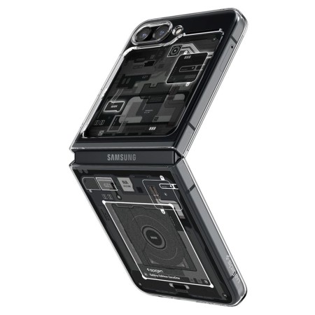 Husa pentru Samsung Galaxy Z Flip5 - Spigen Air Skin Zero One - Black