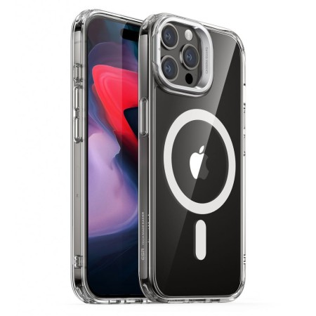 Husa pentru iPhone 15 Pro Max - ESR Classic Hybrid HaloLock Kickstand - Clear